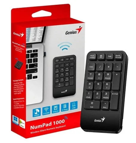 Teclado Genius NumPad 1000 numérico inalámbrico - Tecatech-uy