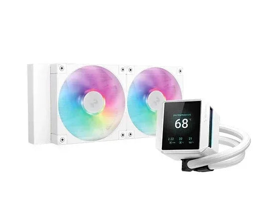 Cooler Liquido Deepcool Mystique 240 ARGB Blanco - Tecatech-uy