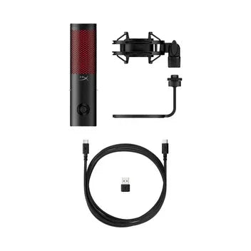 Microfono HyperX QuadCast 2 USB negro - Tecatech-uy