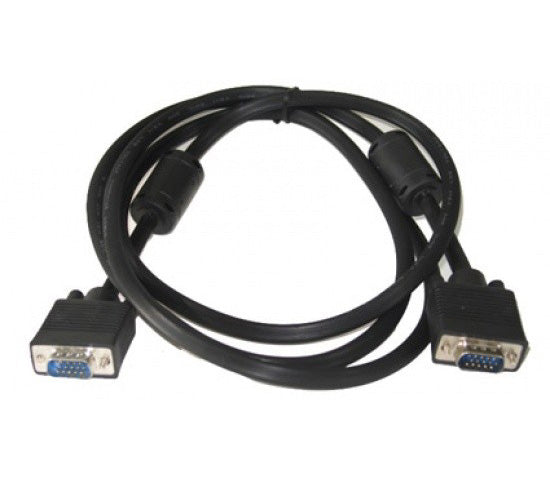 Cable VGA 5m negro con filtros