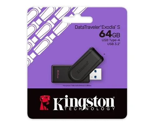 Pendrive Kingston Exodia S 64GB USB 3.2 - Tecatech-uy