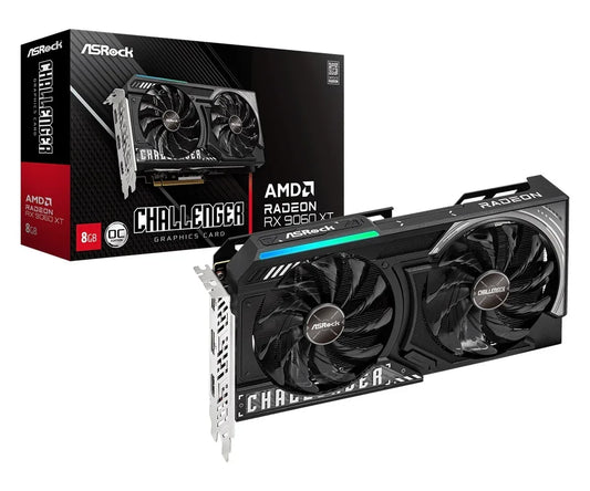 Tarjeta Video Asrock RX9060XT Challenger 8GB OC - Tecatech-uy