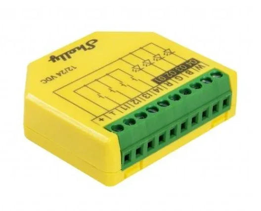 Controlador Shelly Plus RGBW PM Wi-fi - Tecatech-uy