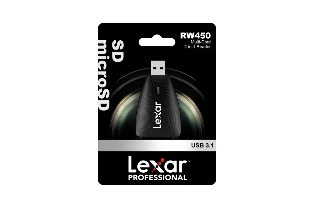 Lector Lexar Multi-Card 2 en 1 SD/microSD RW450 - Tecatech-uy