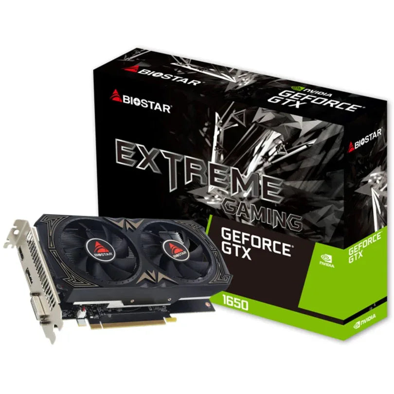 Tarjeta Video Biostar GTX1650 4GB GDDR6 - Tecatech-uy