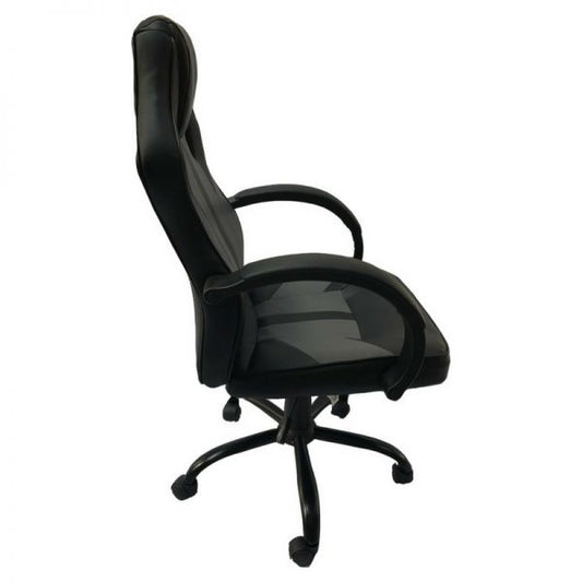 Silla Gamer confort reclinable negra/gris