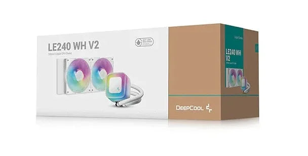 Cooler liquido DeepCool LE240 V2 ARGB Blanco - Tecatech-uy