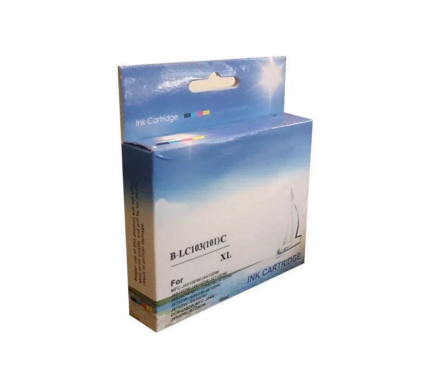 Cartucho brother dcp-152 cyan LC-103C - Tecatech-uy