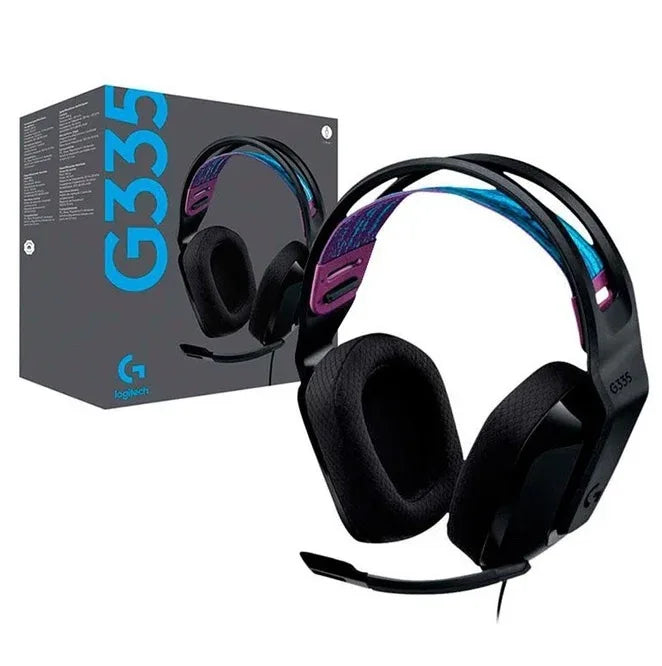 Audífonos Logitech G335 negros gamer - Tecatech-uy