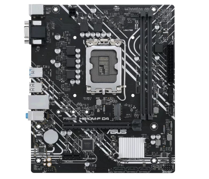Mother Asus Prime H610M-F LGA 1700 - Tecatech-uy