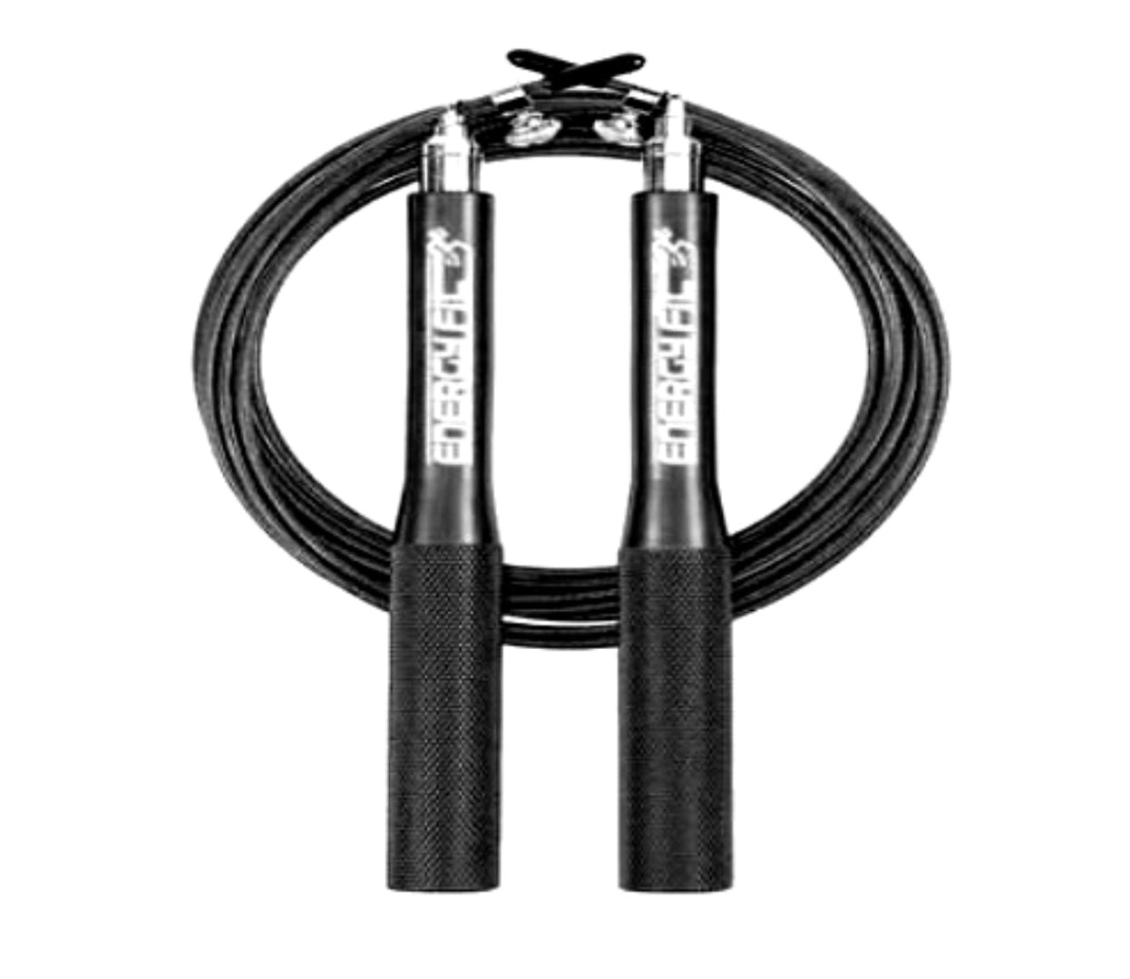 Cuerda para saltar Randers aluminio 3M negra - Tecatech-uy