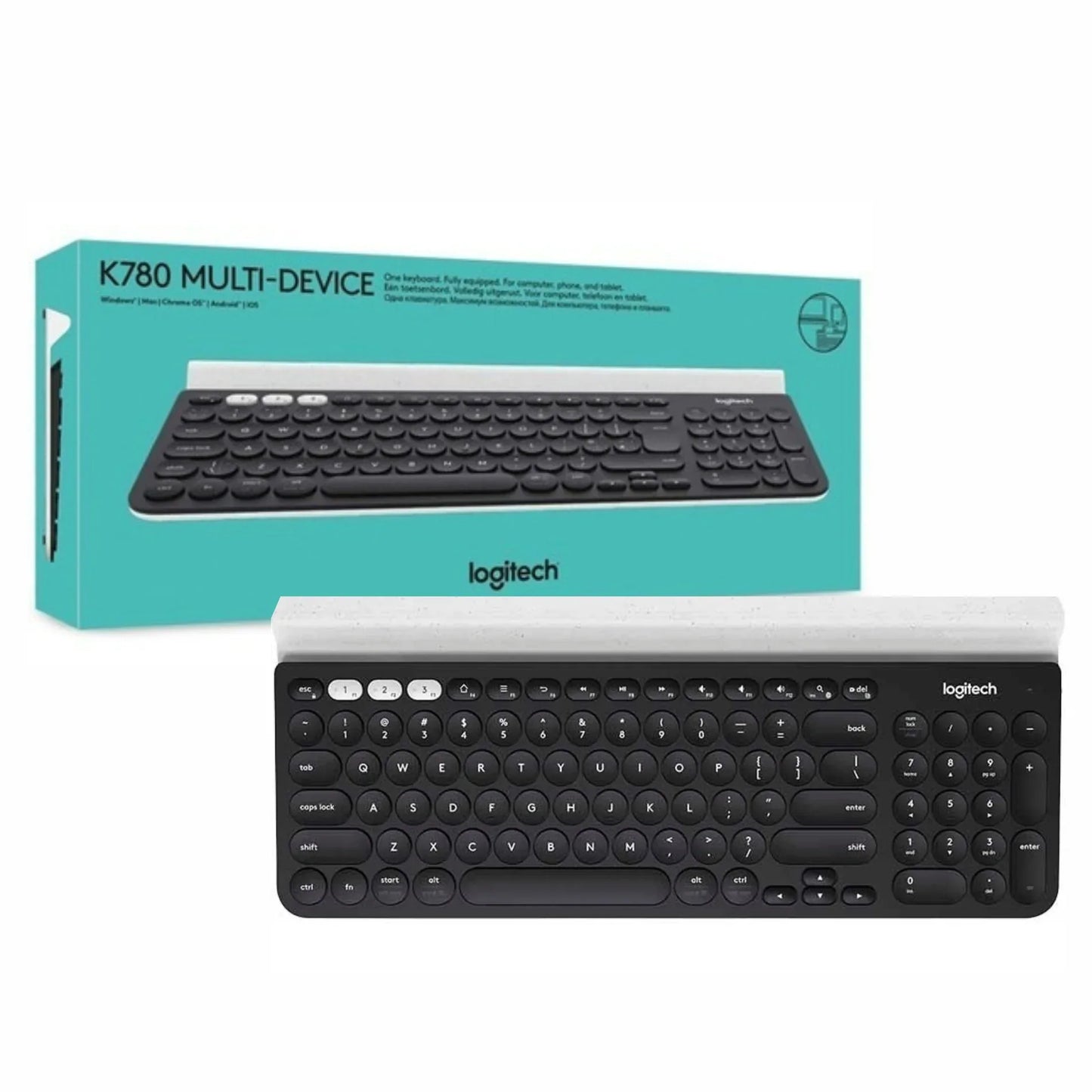 Teclado Logitech K780 bluetooth español - Tecatech-uy