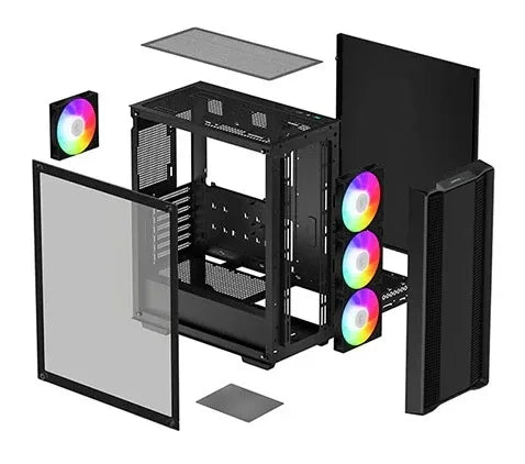 Gabinete Deepcool CC560 V2 ARGB - Tecatech-uy