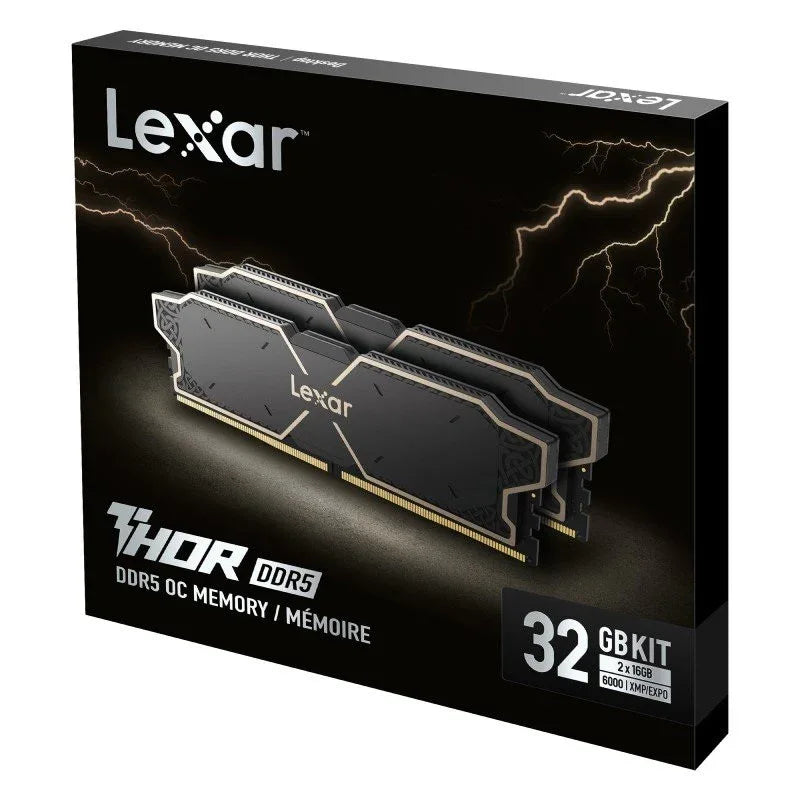 Memorias Lexar DDR5 32GB (16GB x2) 6000Mhz - Tecatech-uy
