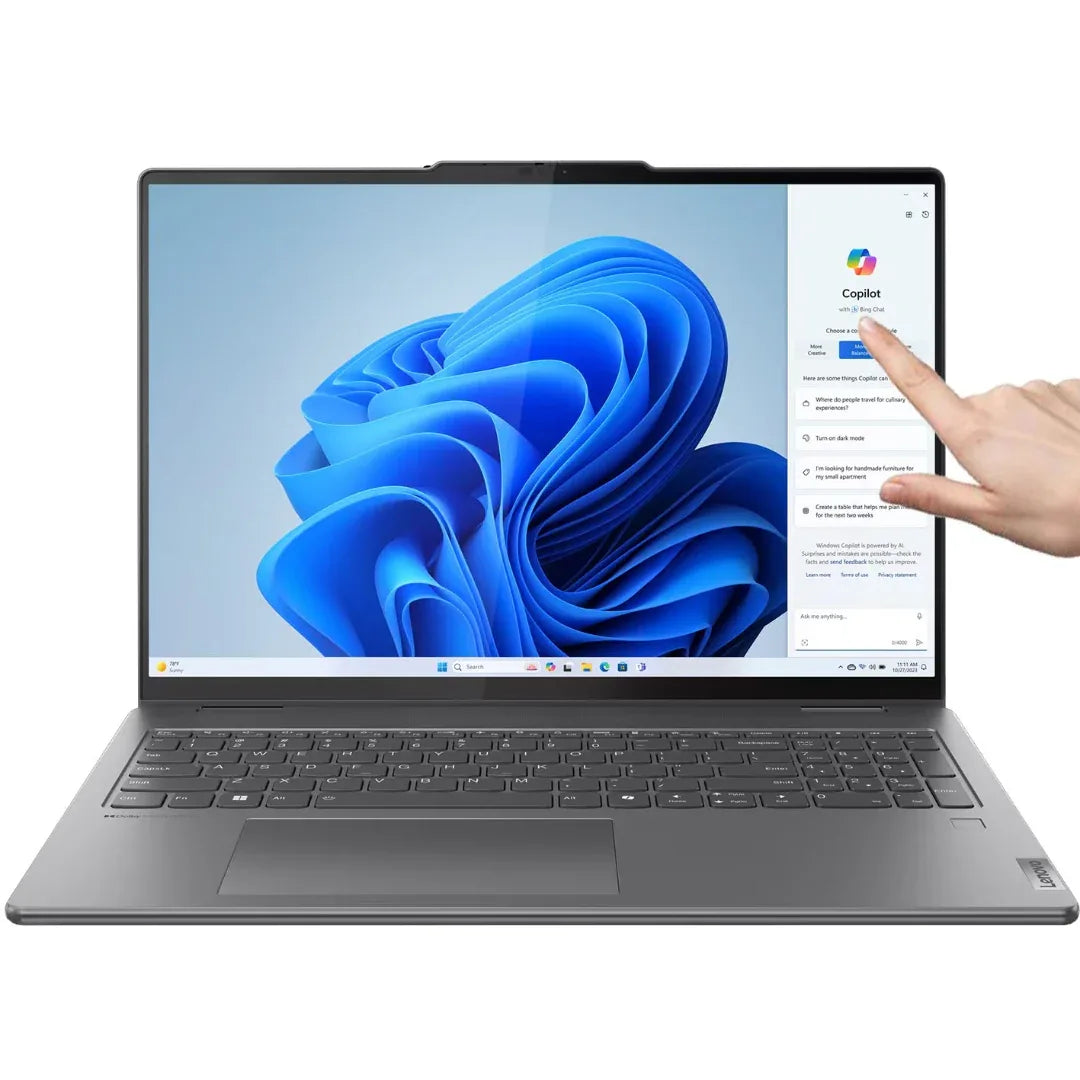 Notebook Convertible Lenovo Core Ultra 7 4.8Ghz, 16GB, 1TB SSD, 16 WUXGA Touch - Tecatech-uy