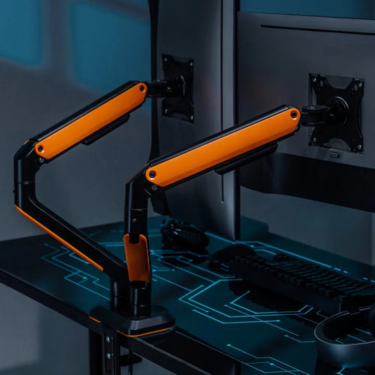 Soporte doble para monitor gaming hasta 32'' - Tecatech-uy
