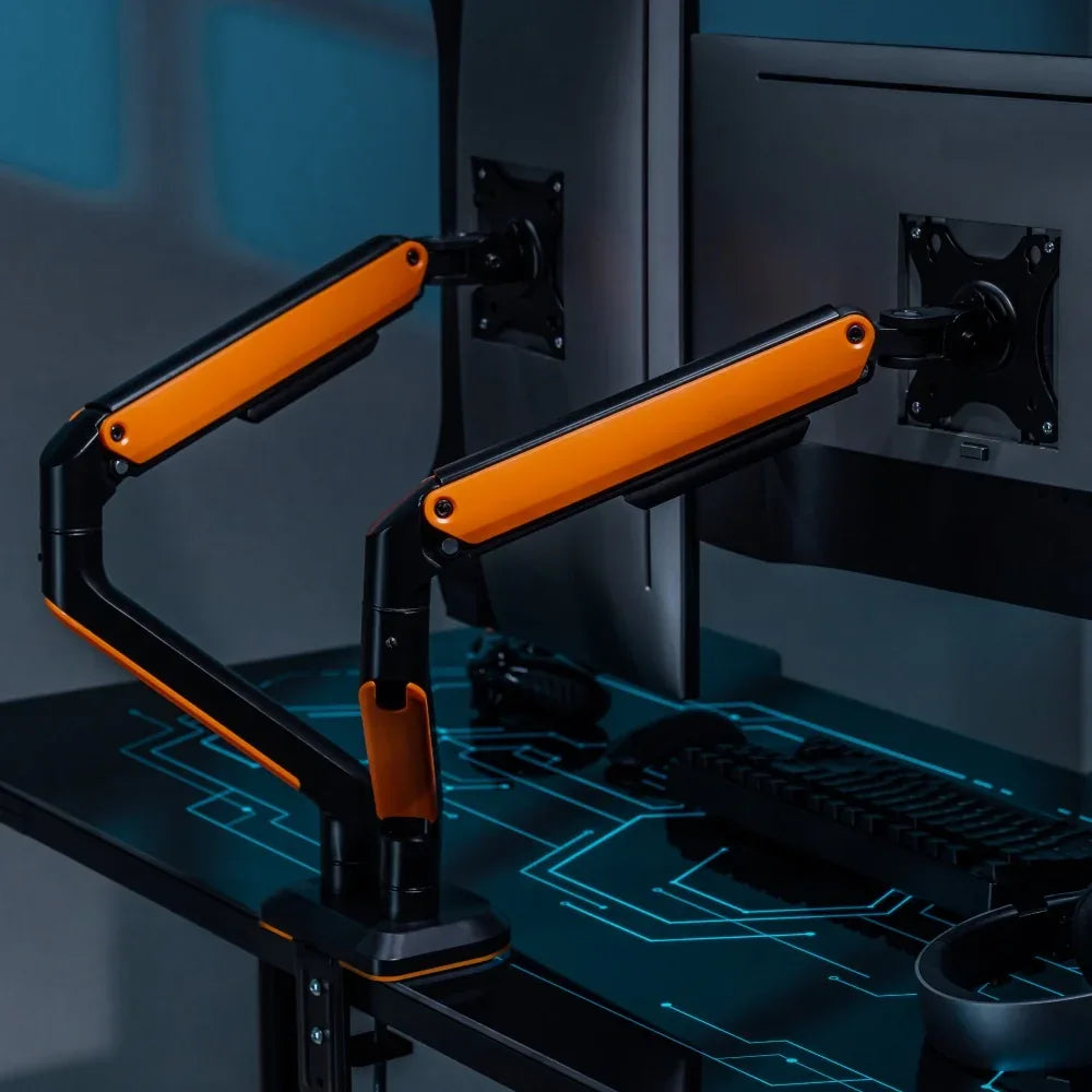 Soporte doble para monitor gaming hasta 32'' - Tecatech-uy