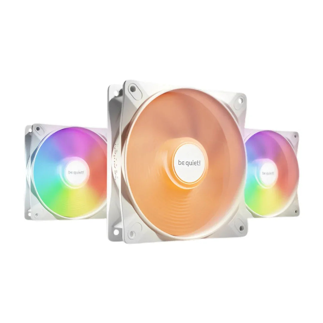 Fan be quiet! Light Wings LX 120mm PWM HS x 3 blanco - Tecatech-uy