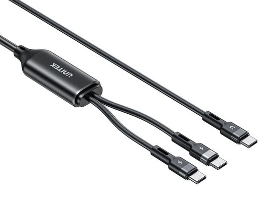 Cable Unitek PD100W USB-C Dual - Tecatech-uy