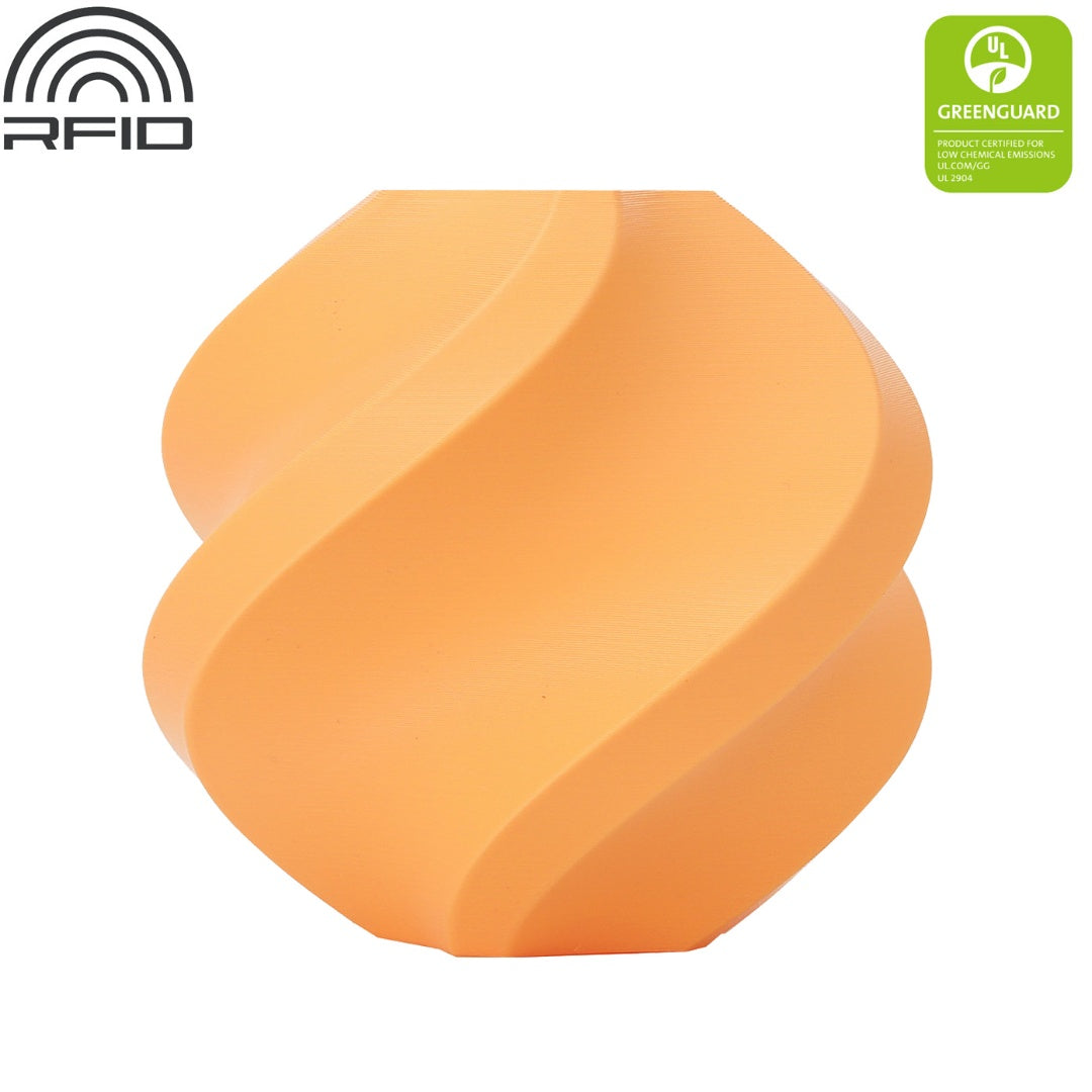 Filamento Bambu Lab PLA Pure naranja