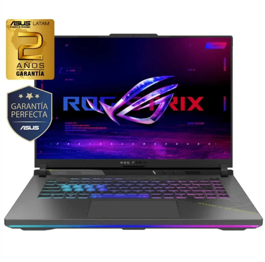 Notebook Gamer Asus ROG Ryzen 9 5.4Ghz, 16GB, 1TB SSD, 16 FHD+ 165Hz, RTX 5070 8GB - Tecatech-uy