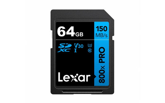 Memoria SDXC Lexar 800X Pro 64GB Blue Series - Tecatech-uy