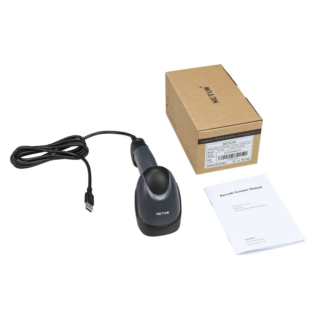 Lector de código de barras Netum 2D USB - Tecatech-uy