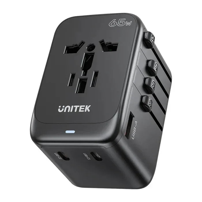 Cargador / Adaptador Universal Unitek 65W - Tecatech-uy