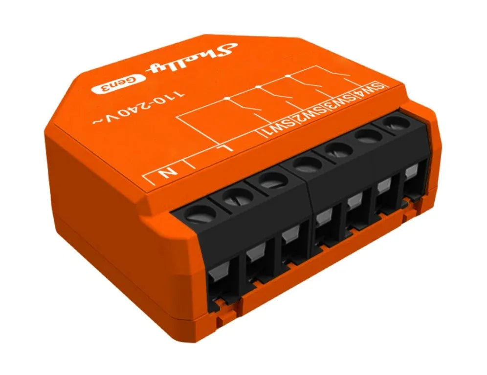 Interruptor de entrada Shelly i4 Gen3 Wi-fi - Tecatech-uy
