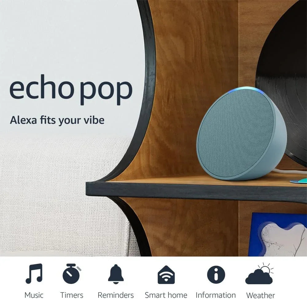 Parlante inteligente Amazon Echo Pop verde - Tecatech-uy