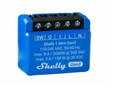 Rele Shelly Mini 1 GEN3 Wi-fi - Tecatech-uy