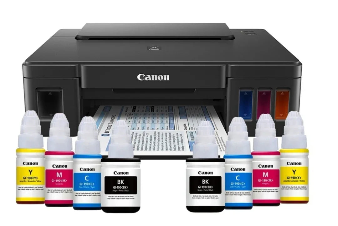 Impresora Canon Pixma G-1110 + Botellas de recarga extra - Tecatech-uy