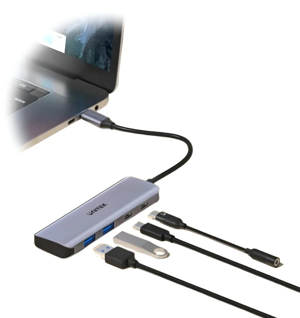 HUB USB-C Unitek 4 en 1 - Tecatech-uy