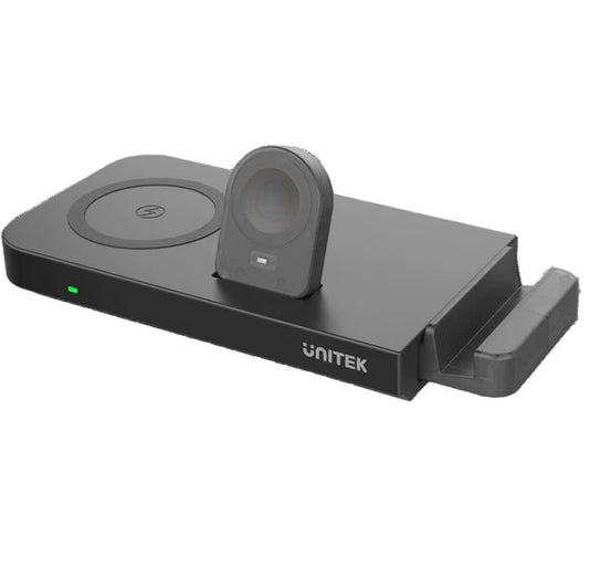 Cargador Inalámbrico Unitek 5 en 1 de escritorio