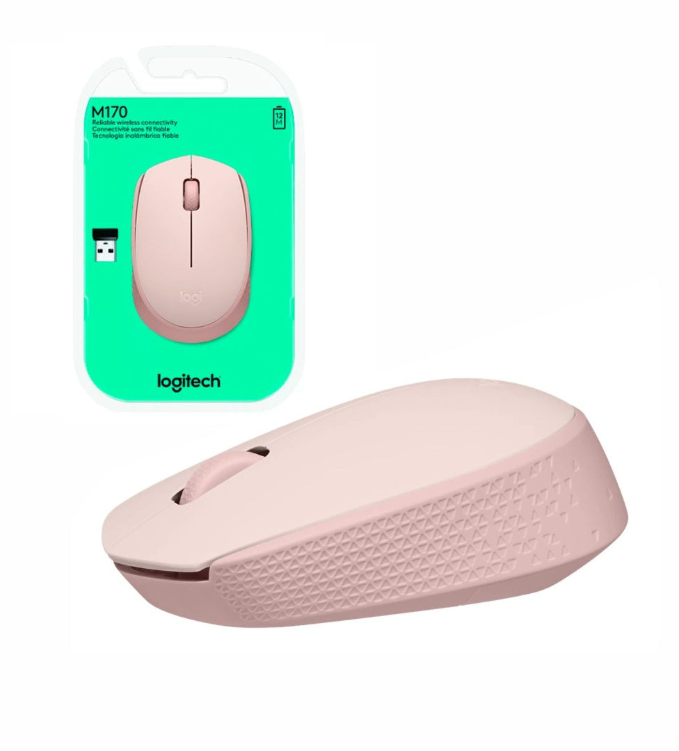 Mouse Logitech M170 inalámbrico rosado - Tecatech-uy