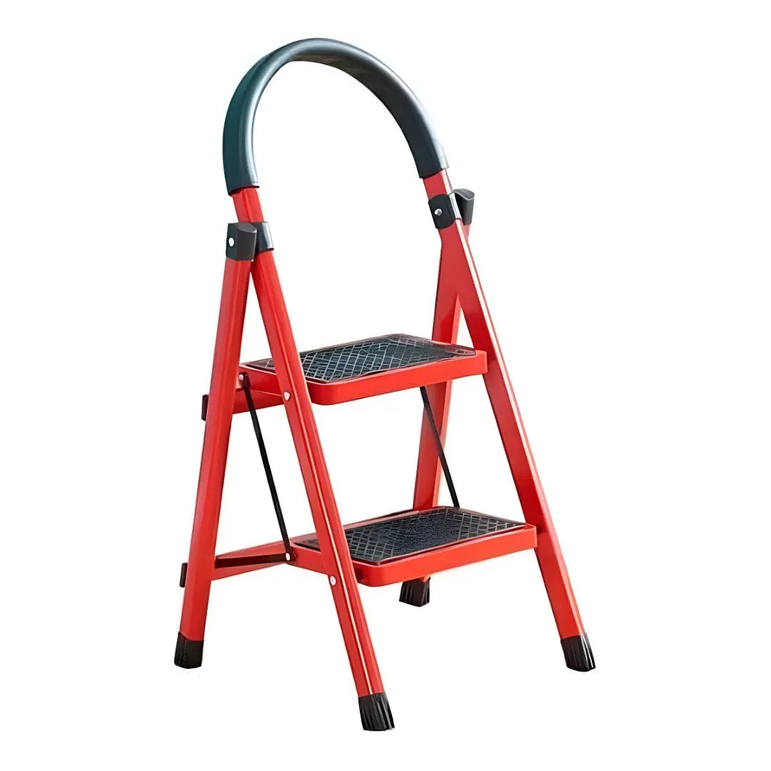 Escalera 2 escalones roja - Tecatech-uy