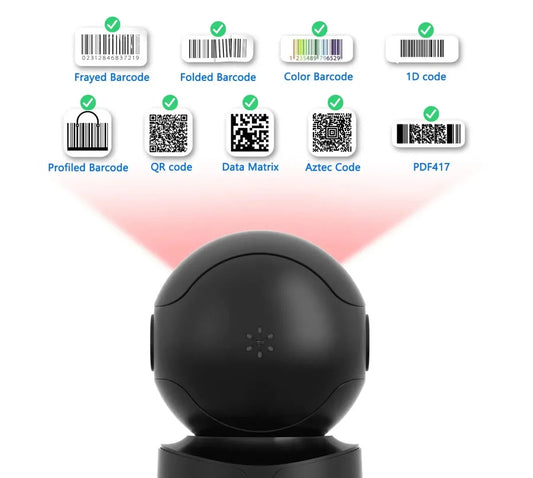 Lector de código de barras Netum 2D Omnidireccional desmontable - Tecatech-uy