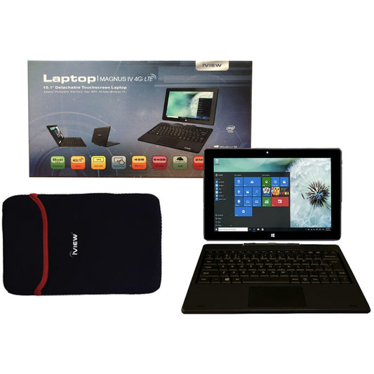 Notebook Convertible iView 4G Dualcore 2.4Ghz 4+64GB 10 Win1o Pro