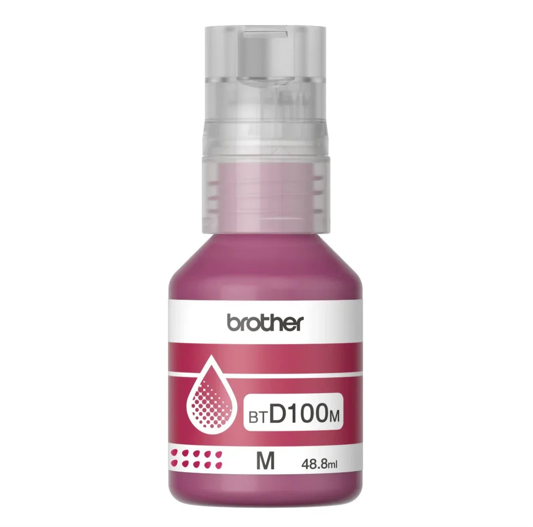 Botella tinta Brother BTD100M Magenta - Tecatech-uy