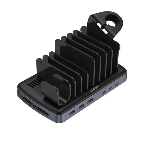Estación de Carga Unitek 80W 6 Puertos USB