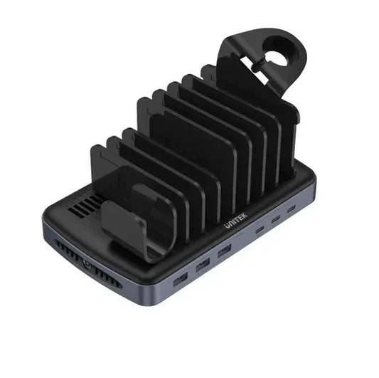 Estación de Carga Unitek 80W 6 Puertos USB - Tecatech-uy