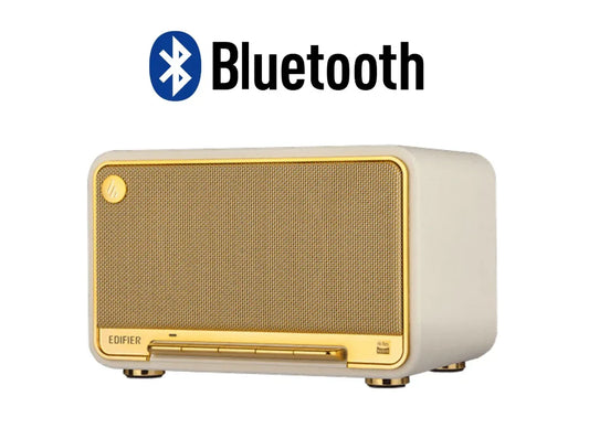 Parlante Portatil Edifier D32 Retro Blanco bluetooth - Tecatech-uy