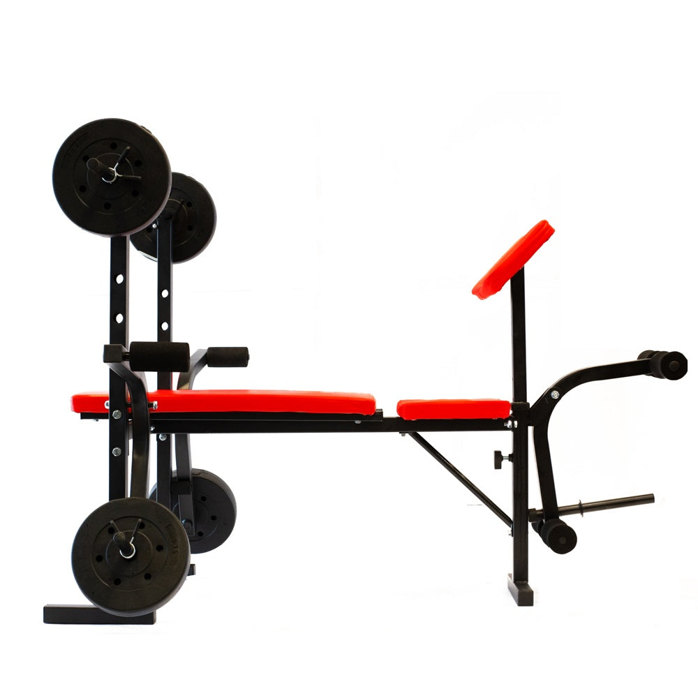 Banco multifunción Randers c/barra + 30kg