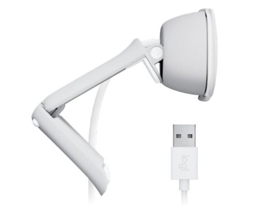 Webcam Logitech Brio 100 Full HD 1080p Blanca