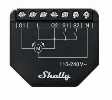 Controlador Shelly para persiana y cortinas - Tecatech-uy