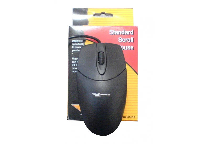 Mouse optico Xtreme USB color negro - Tecatech-uy