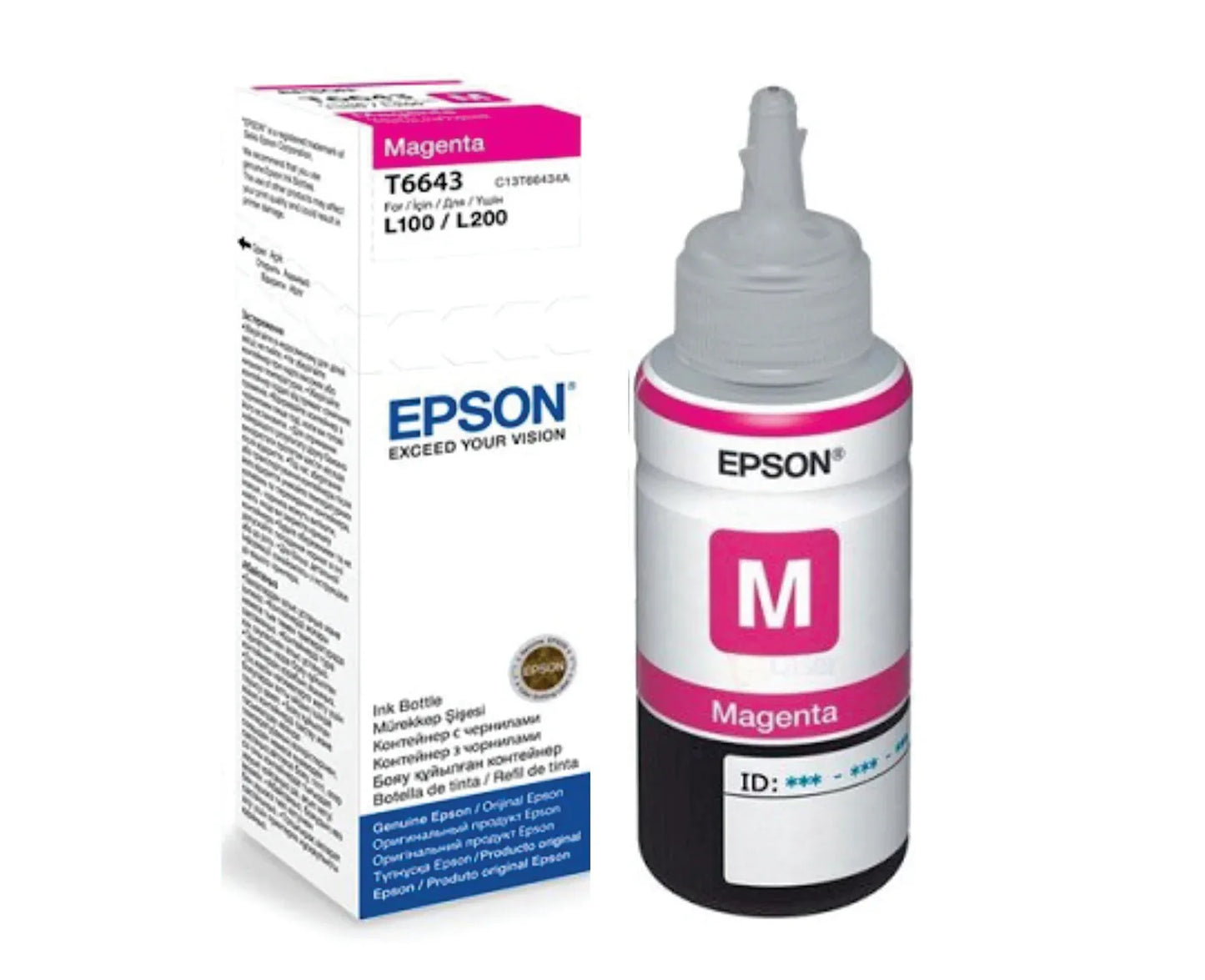 Botella de Tinta Epson a granel 70ml color magenta - Tecatech-uy