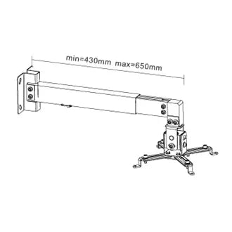 Soporte de pared para proyector - Tecatech-uy