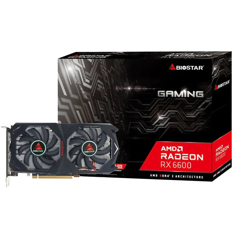 Tarjeta Video Biostar RX6600 8GB DDR6 - Tecatech-uy