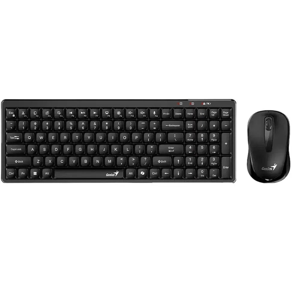 Combo Genius LuxeMate Q8100 inalambrico teclado y mouse - Tecatech-uy